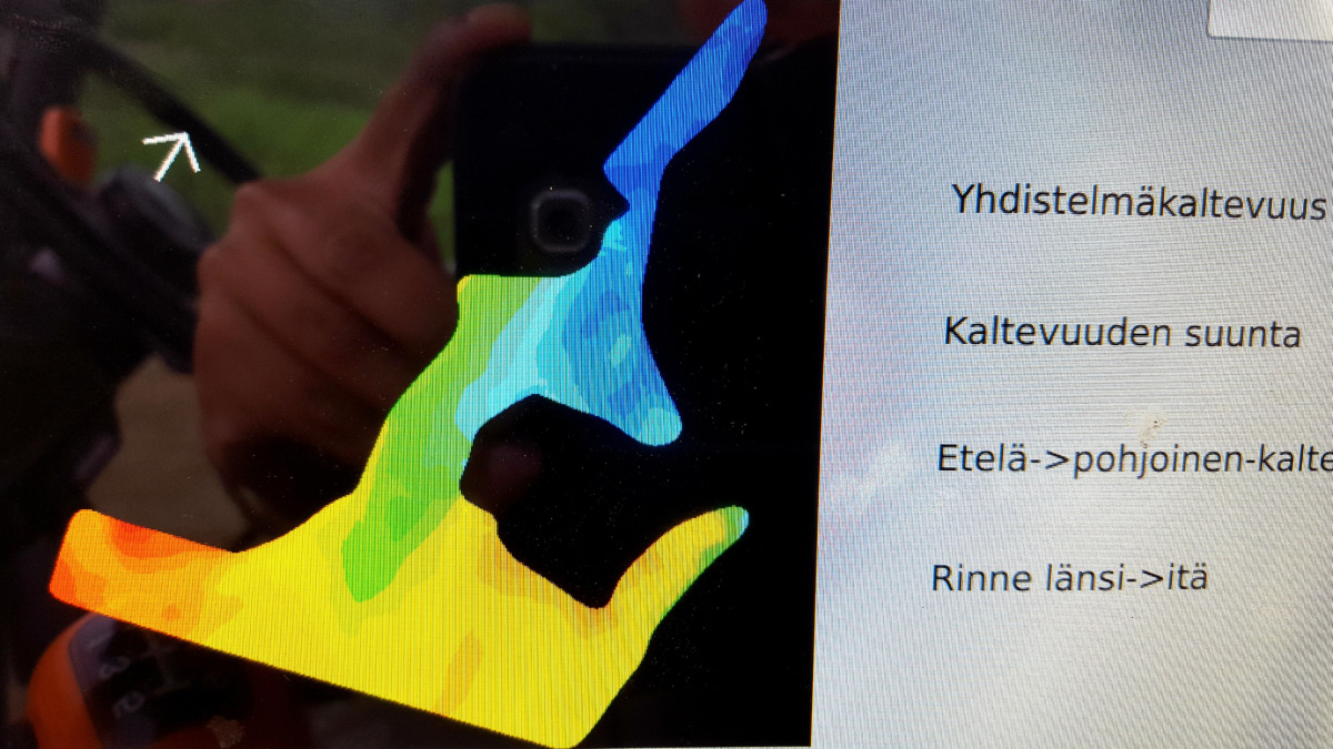 Trimple-korkeusmittauslaittoisto